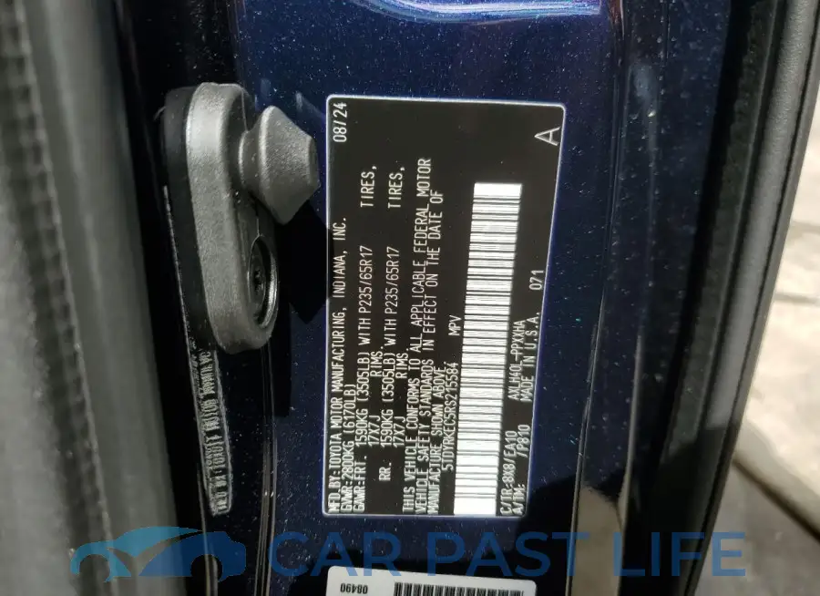 5TDYRKEC5RS215584# 13