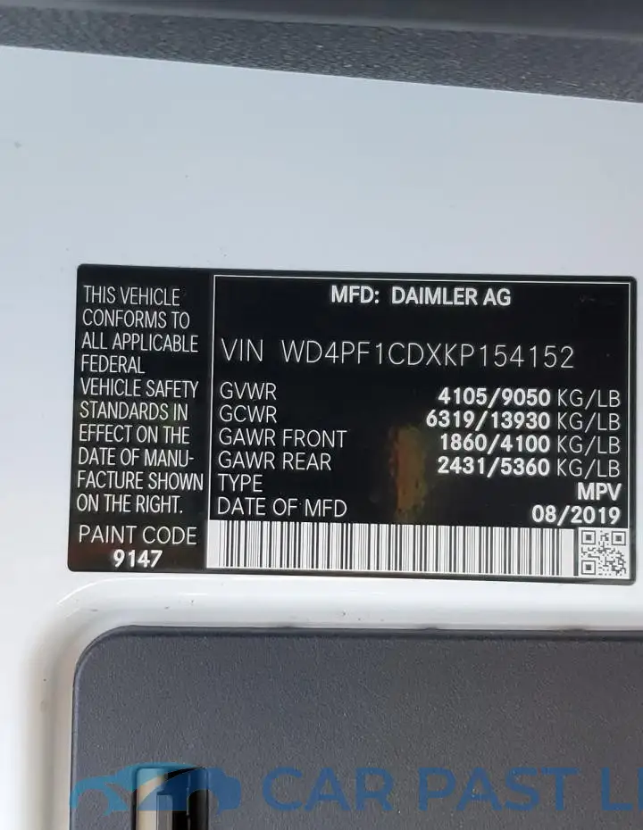 WD4PF1CDXKP154152# 13