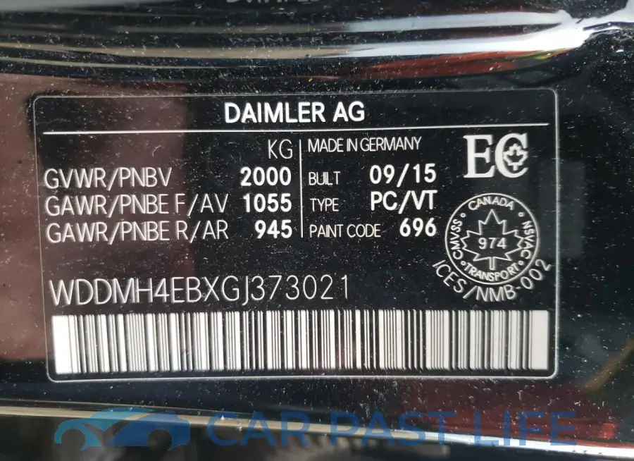 WDDMH4EBXGJ373021# 12