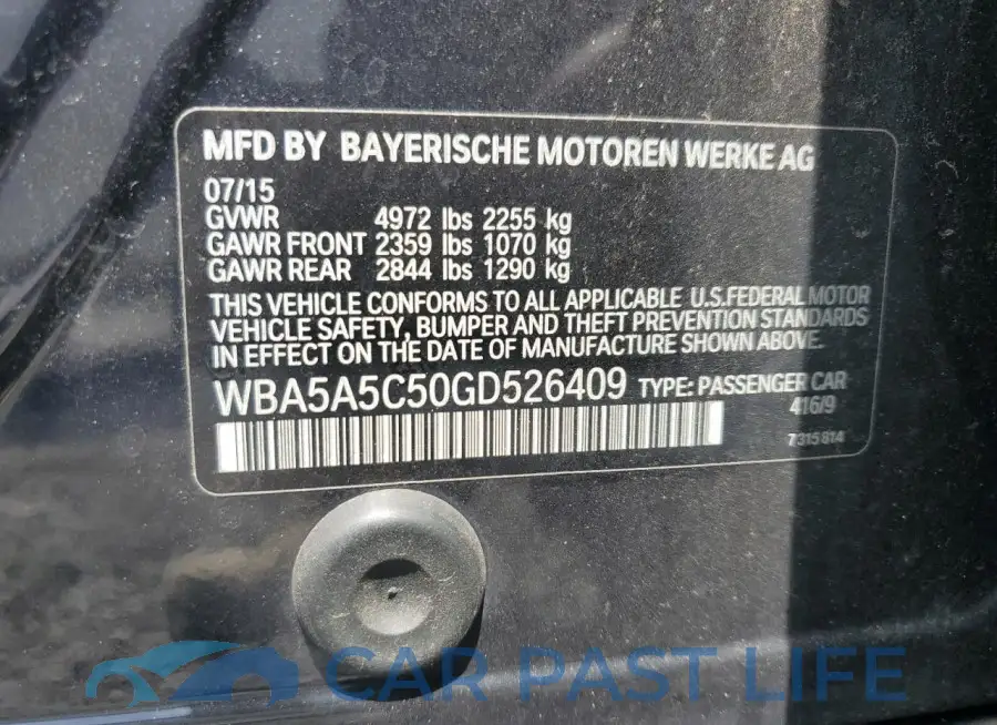 WBA5A5C50GD526409# 13