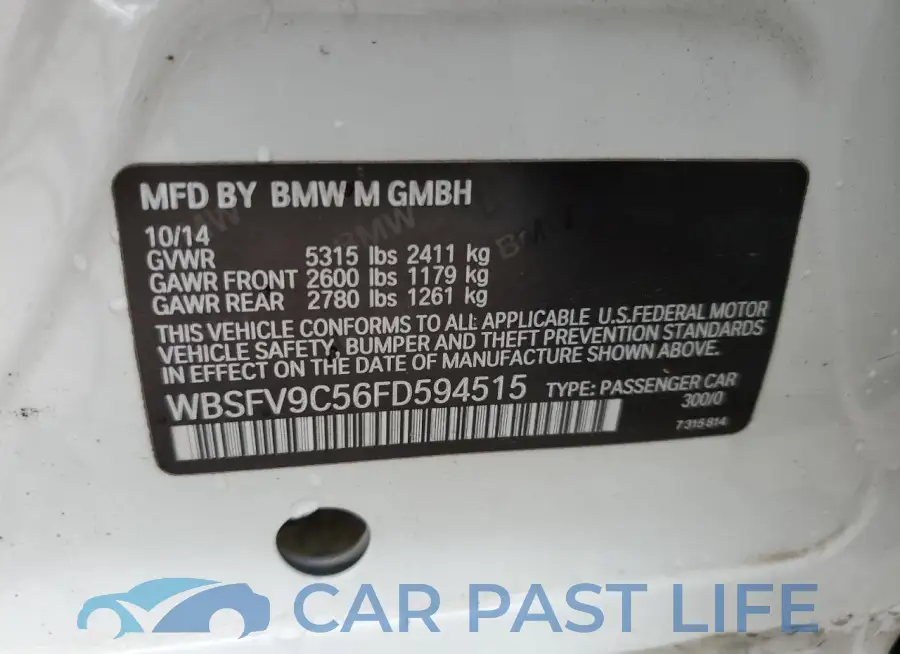 WBSFV9C56FD594515# 12
