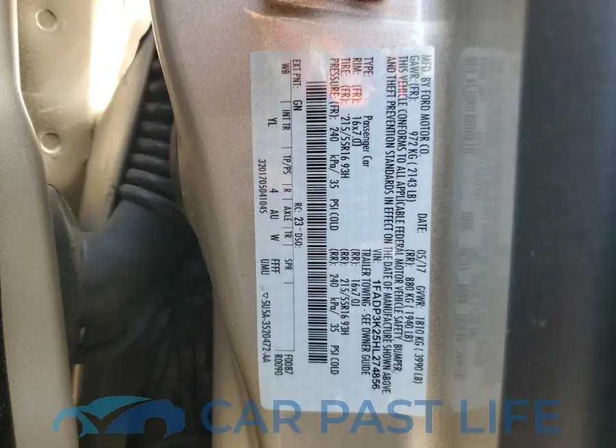 1FADP3K25HL274856# 12