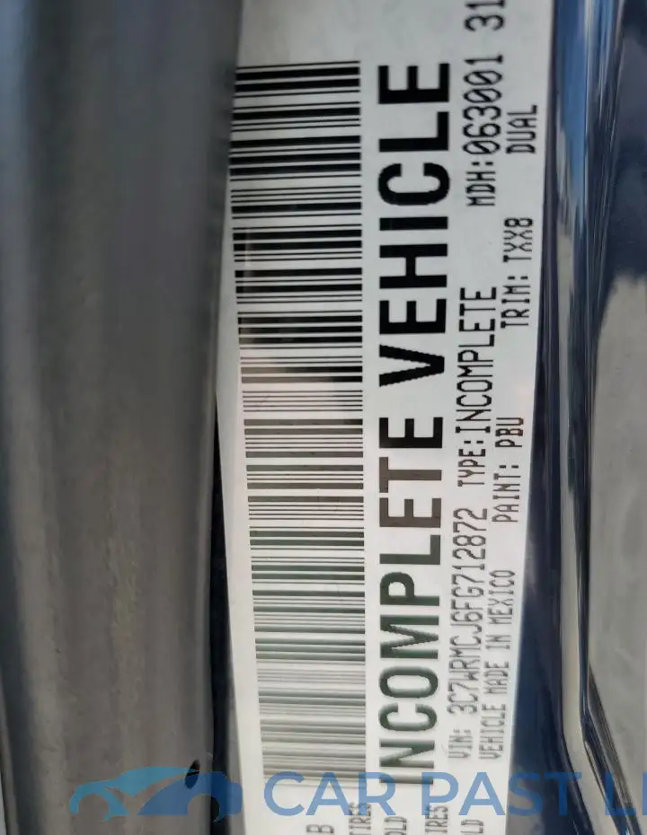 3C7WRMCJ6FG712872# 12