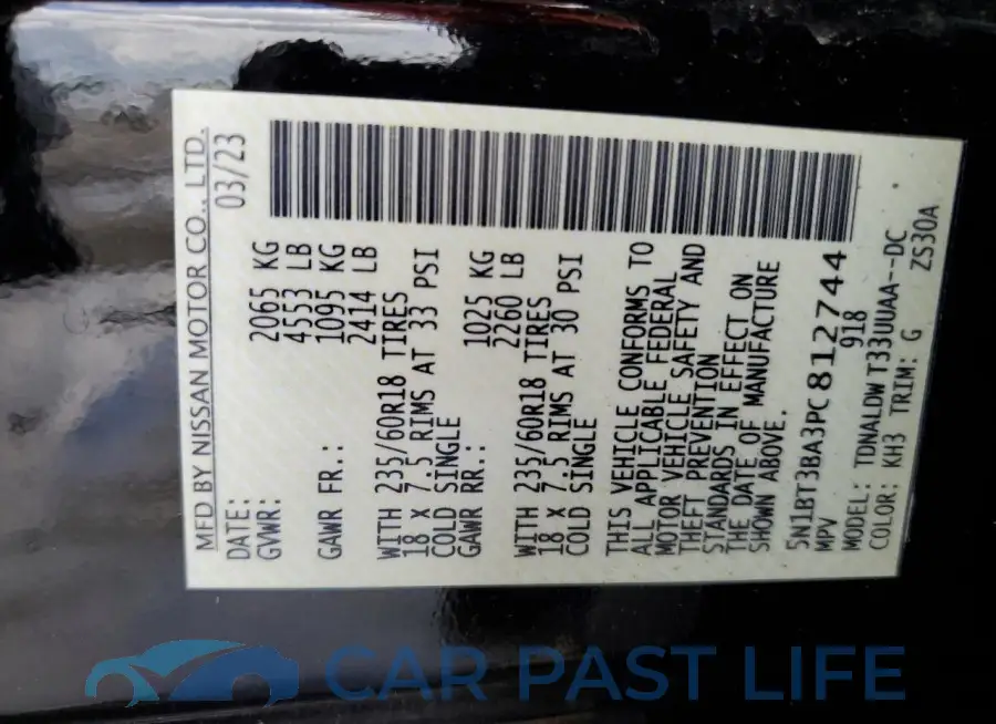 5N1BT3BA3PC812744# 13