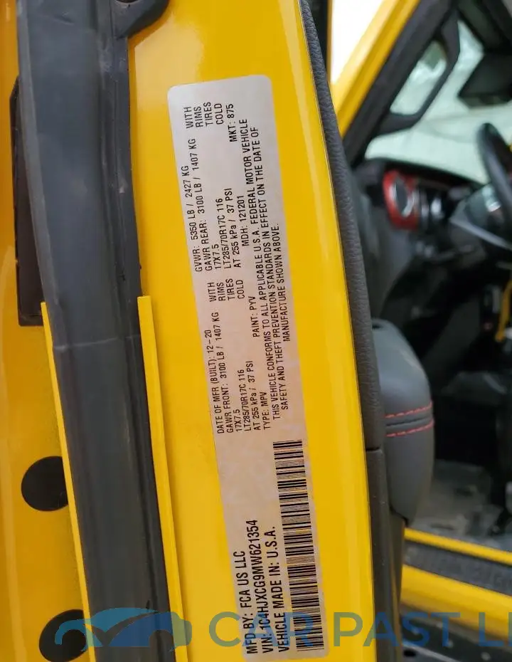 1C4HJXCG9MW621354# 12