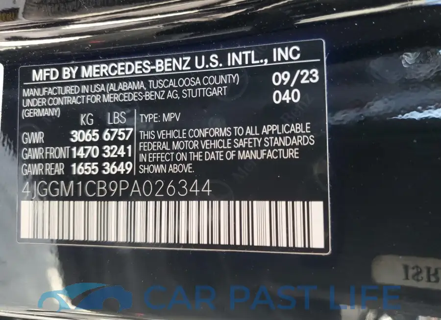 4JGGM1CB9PA026344# 13