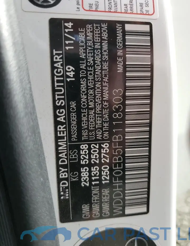 WDDHF0EB5FB118303# 13
