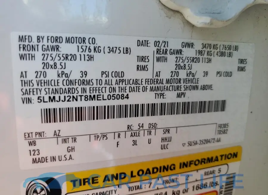 5LMJJ2NT8MEL05084# 12