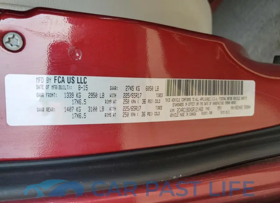 2C4RC1BGXGR121469# 13