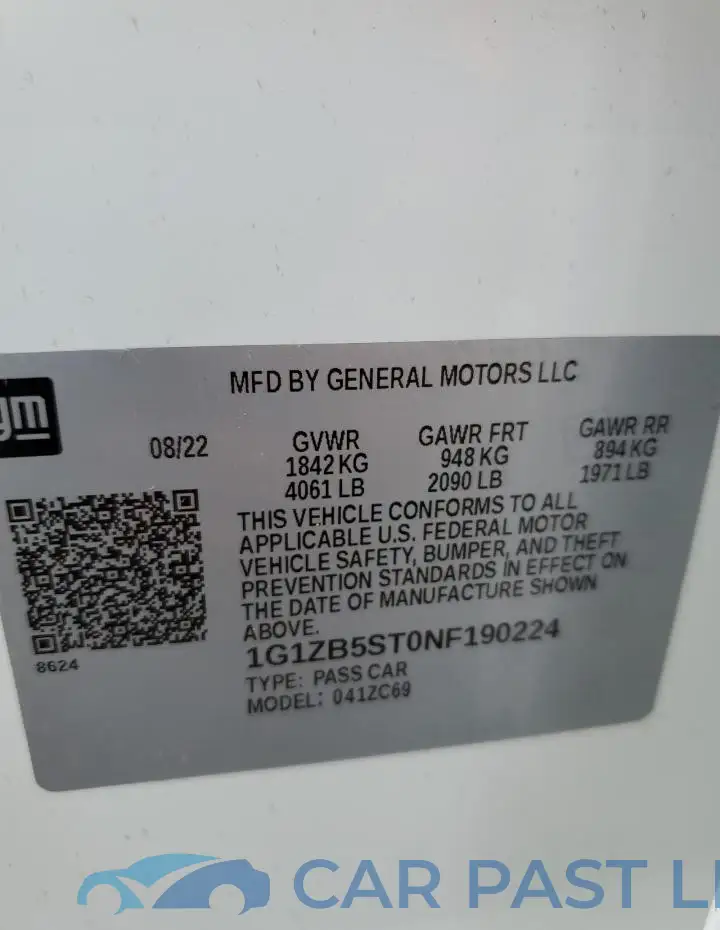 1G1ZB5ST0NF190224# 12