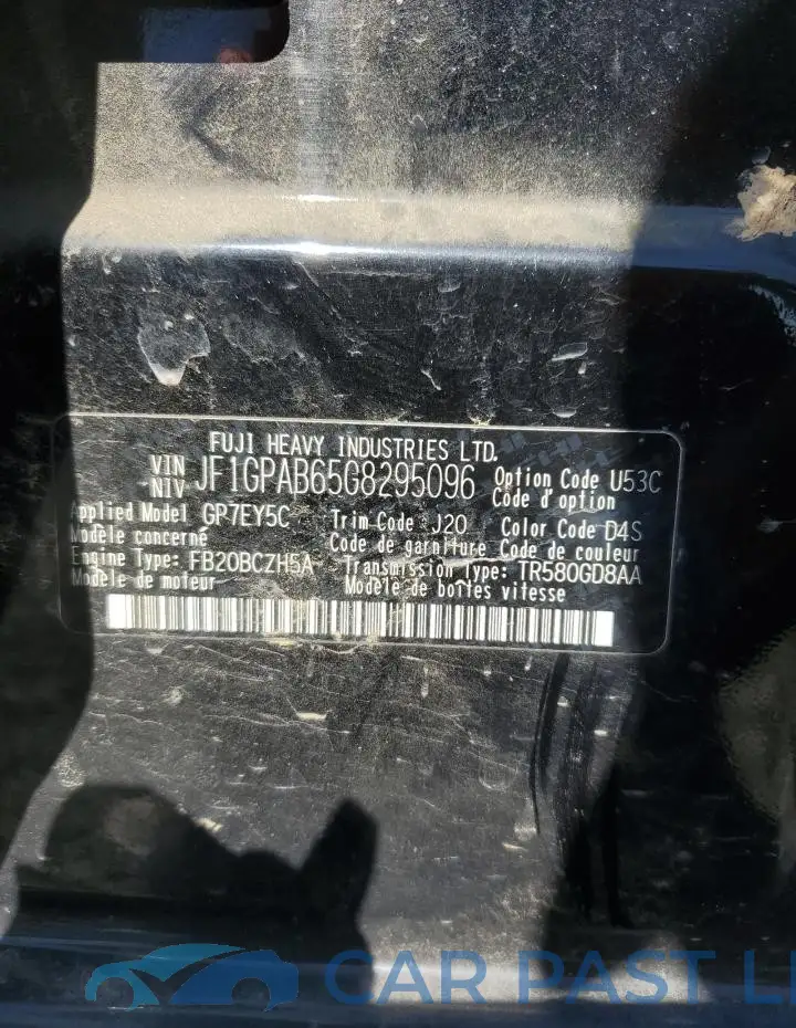 JF1GPAB65G8295096# 12