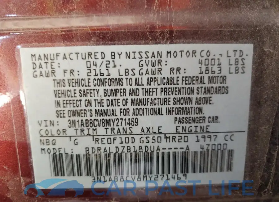 3N1AB8CV8MY271469# 12