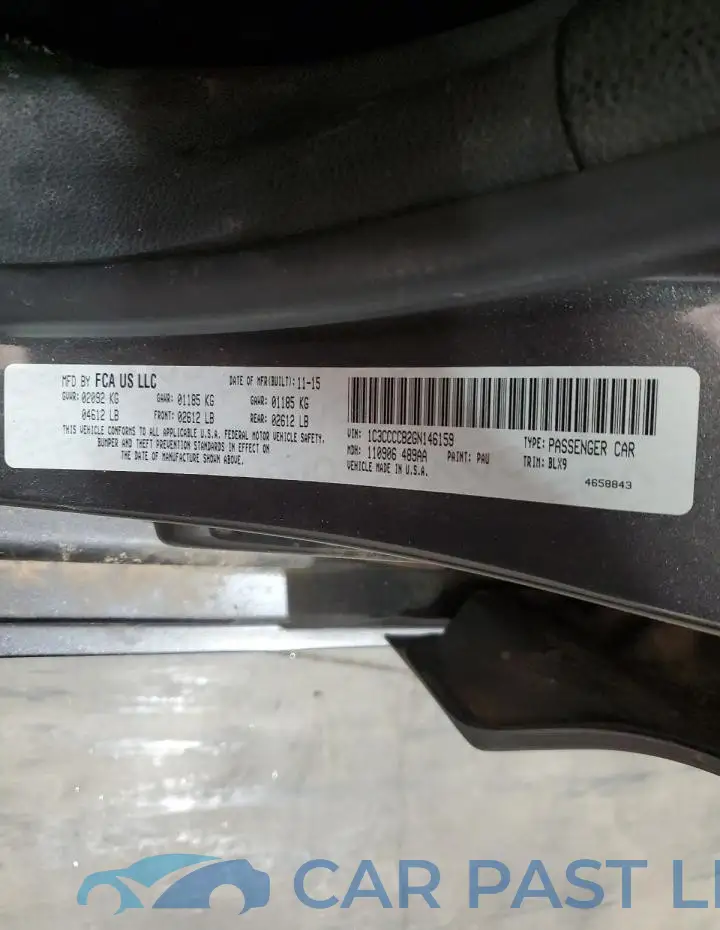 1C3CCCCB2GN146159# 12