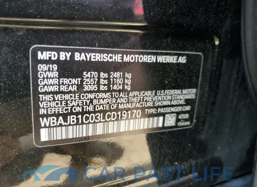 WBAJB1C03LCD19170# 12