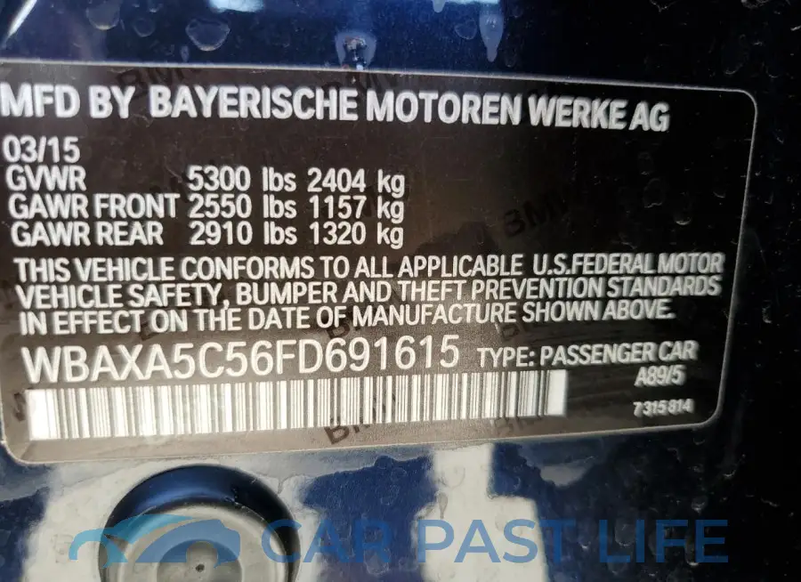 WBAXA5C56FD691615# 12