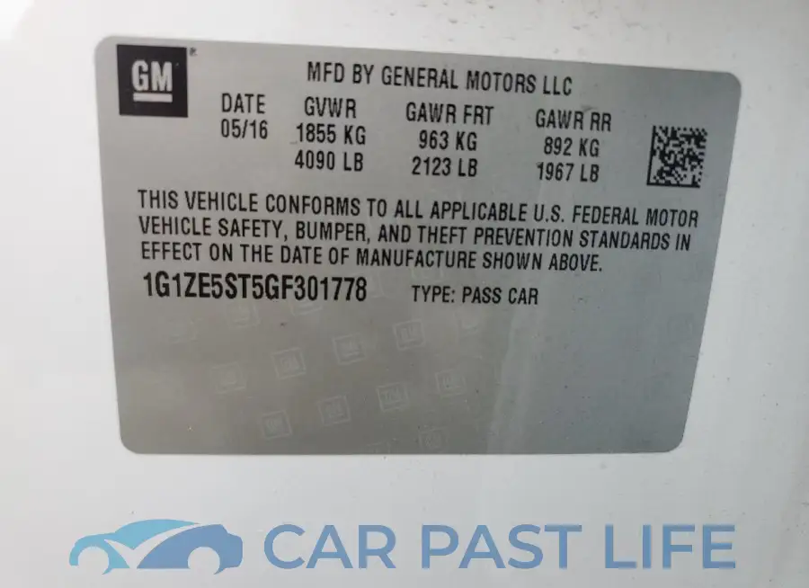 1G1ZE5ST5GF301778# 12