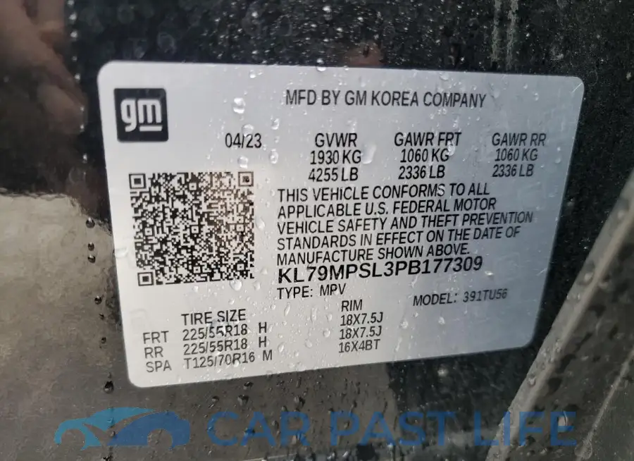 KL79MPSL3PB177309# 14