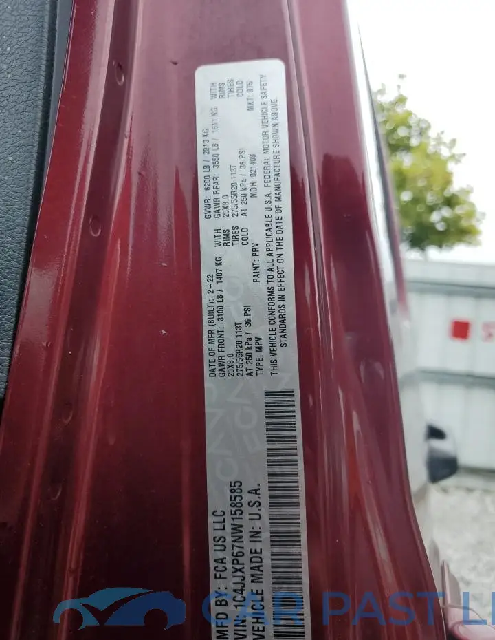 1C4JJXP67NW158585# 13