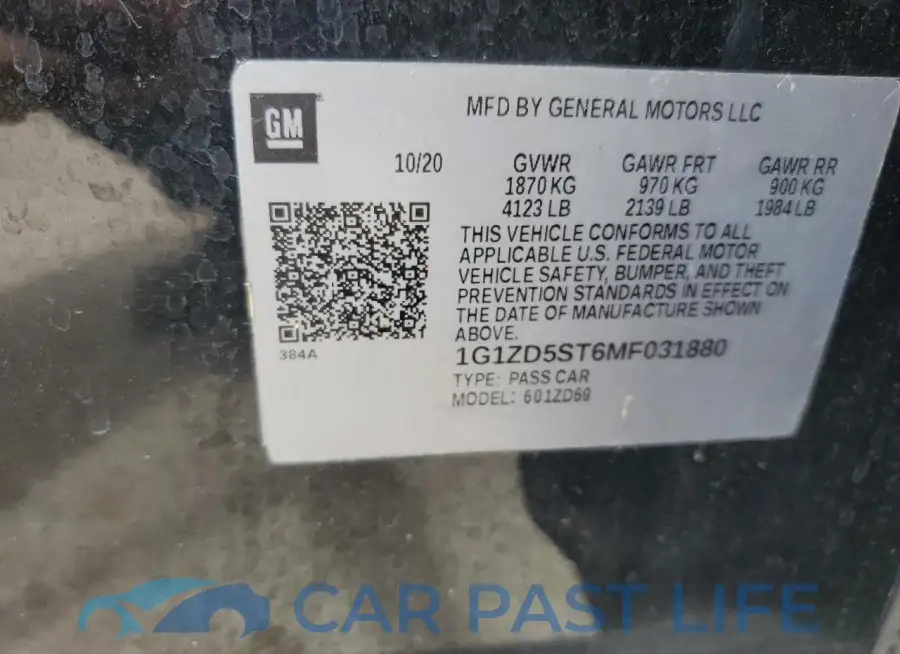 1G1ZD5ST6MF031880# 12