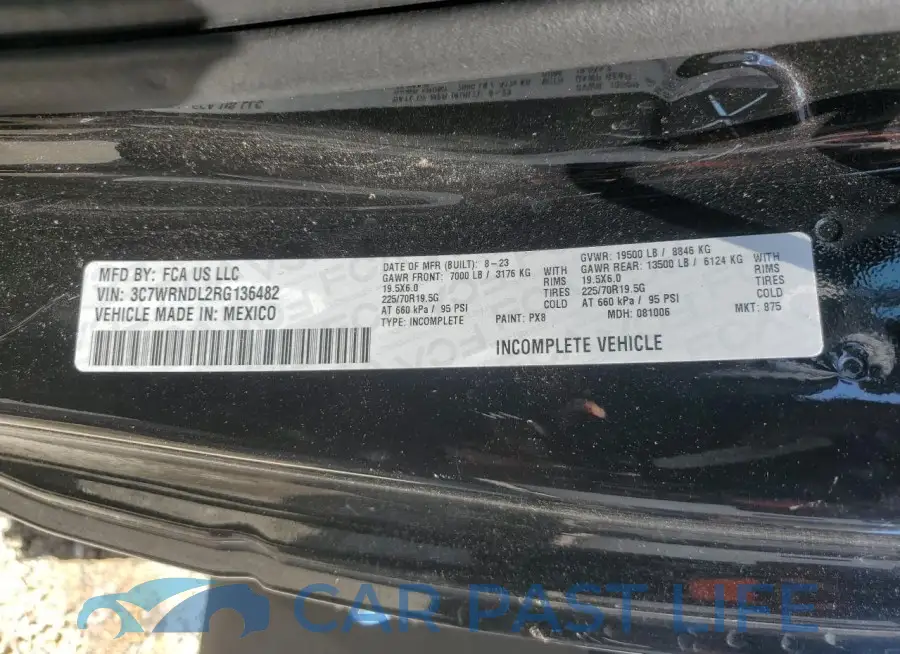 3C7WRNDL2RG136482# 12