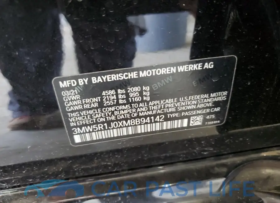 3MW5R1J0XM8B94142# 12