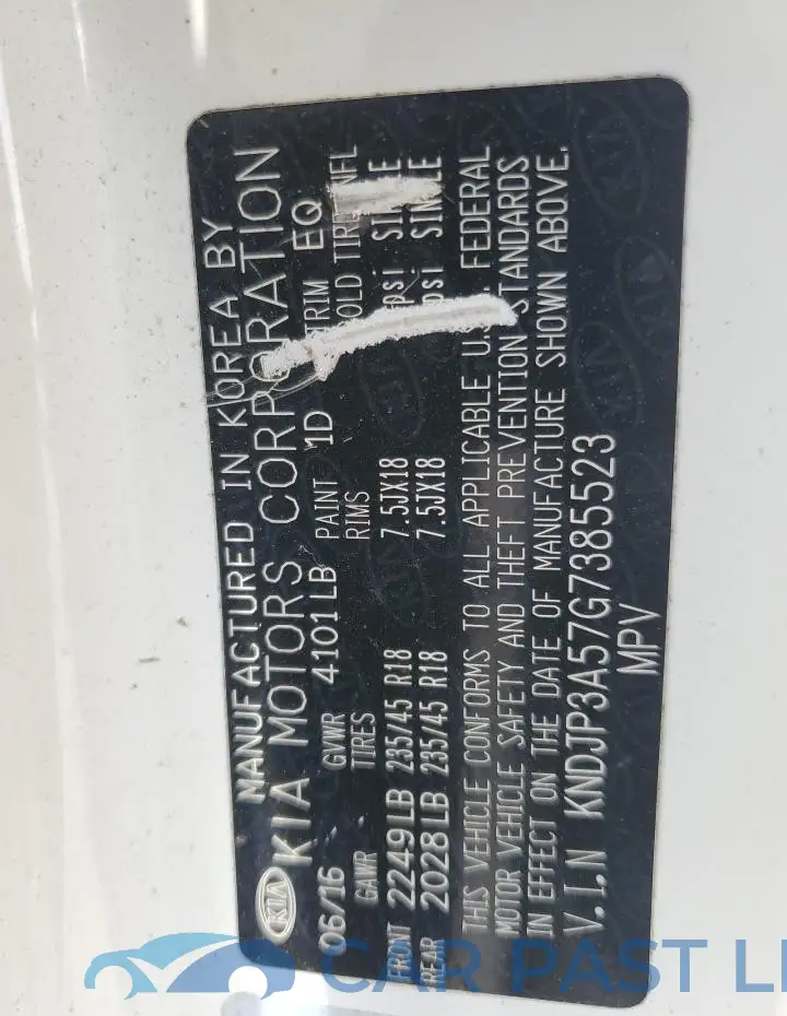 KNDJP3A57G7385523# 12