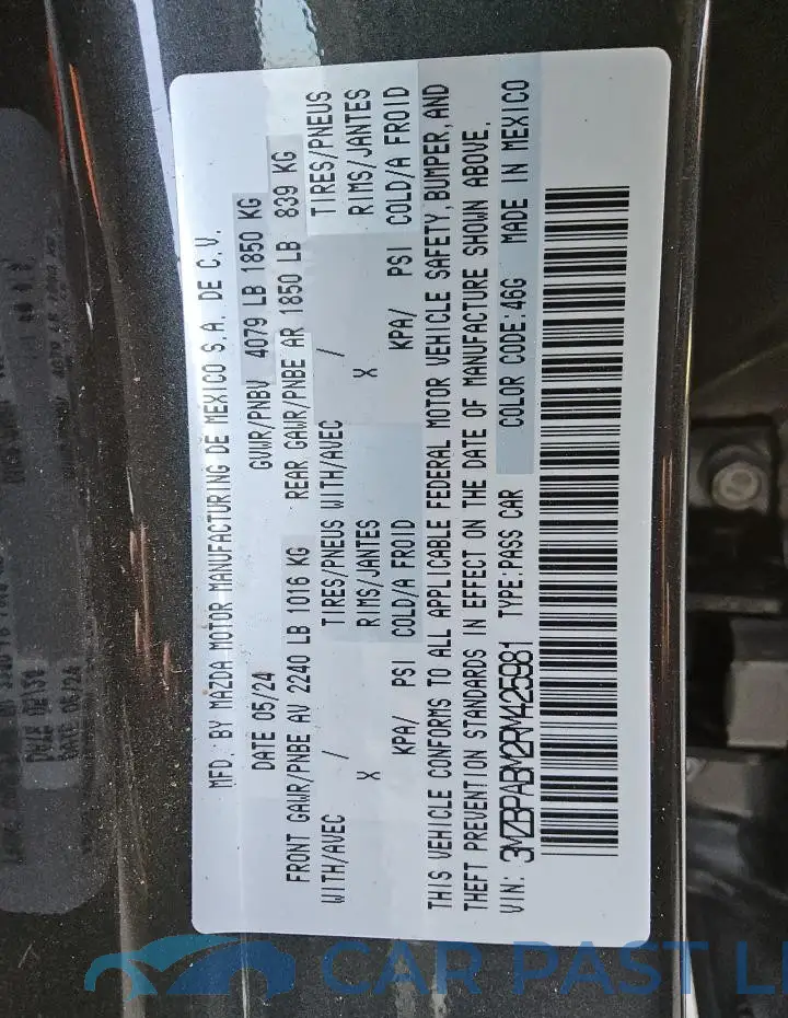 3MZBPABM2RM425981# 13