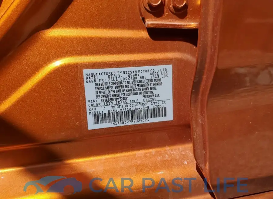 3N1AB8DV7PY324021# 12