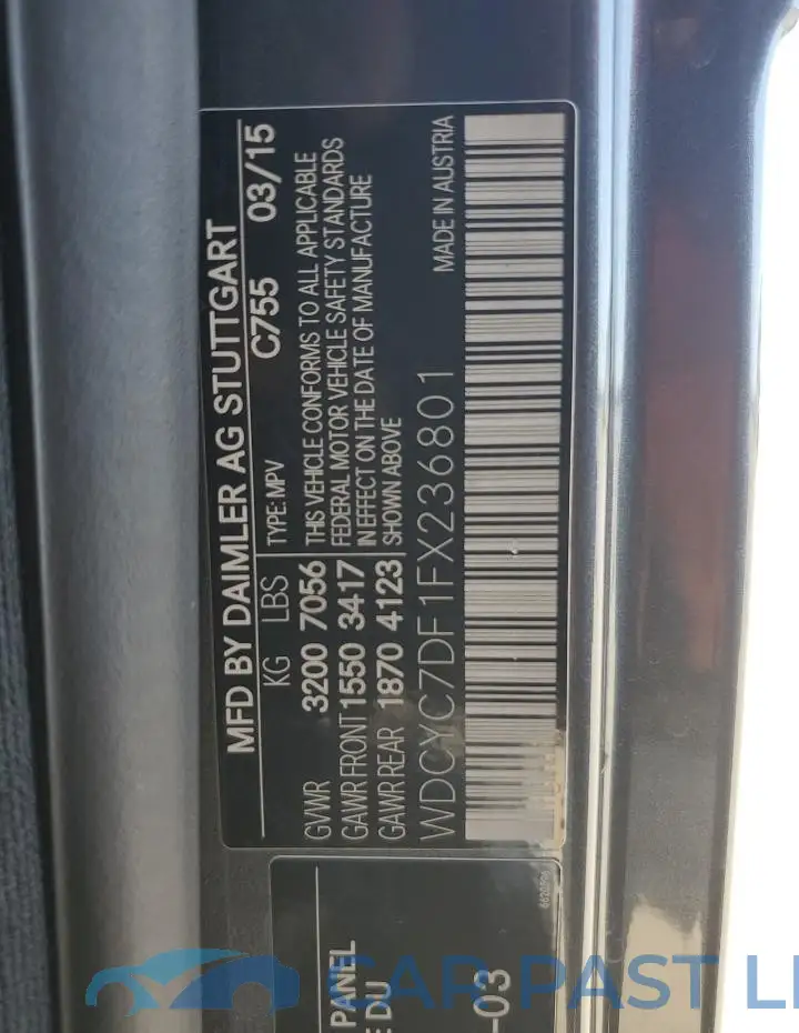 WDCYC7DF1FX236801# 13