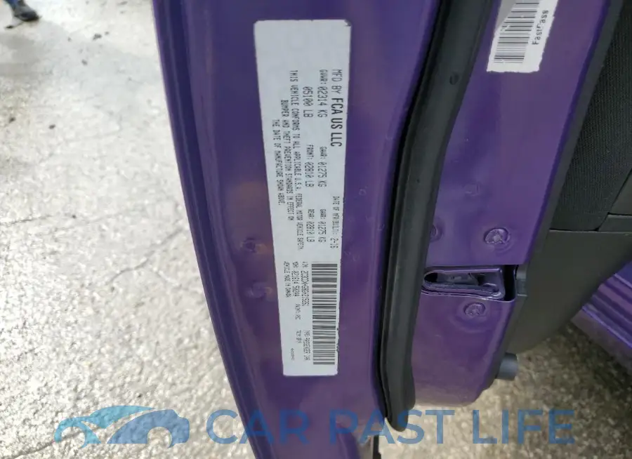 2C3CDXHG8GH215261# 12