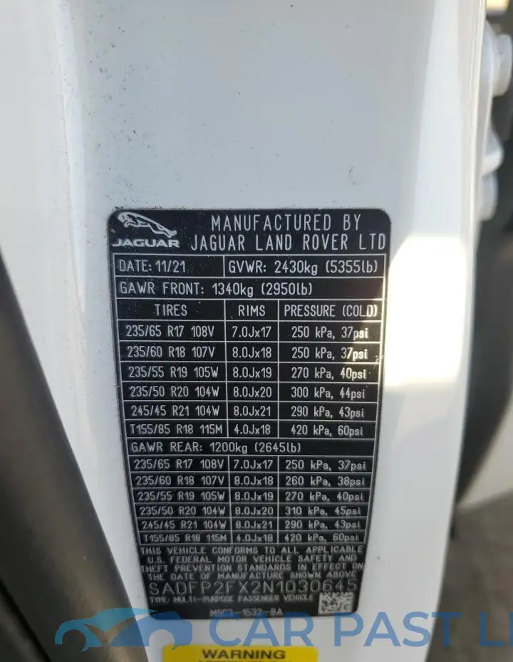 SADFP2FX2N1030645# 14