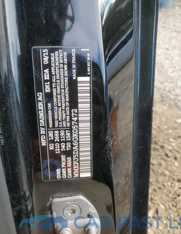 WMEFJ5DA6GK057472# 12