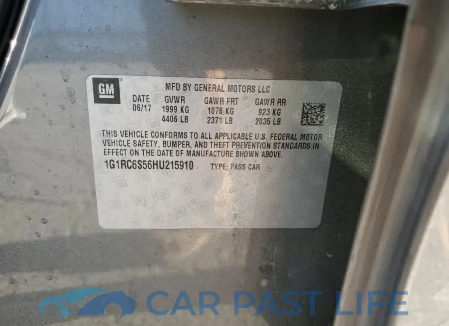 1G1RC6S56HU215910# 12