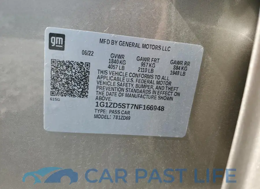 1G1ZD5ST7NF166948# 12