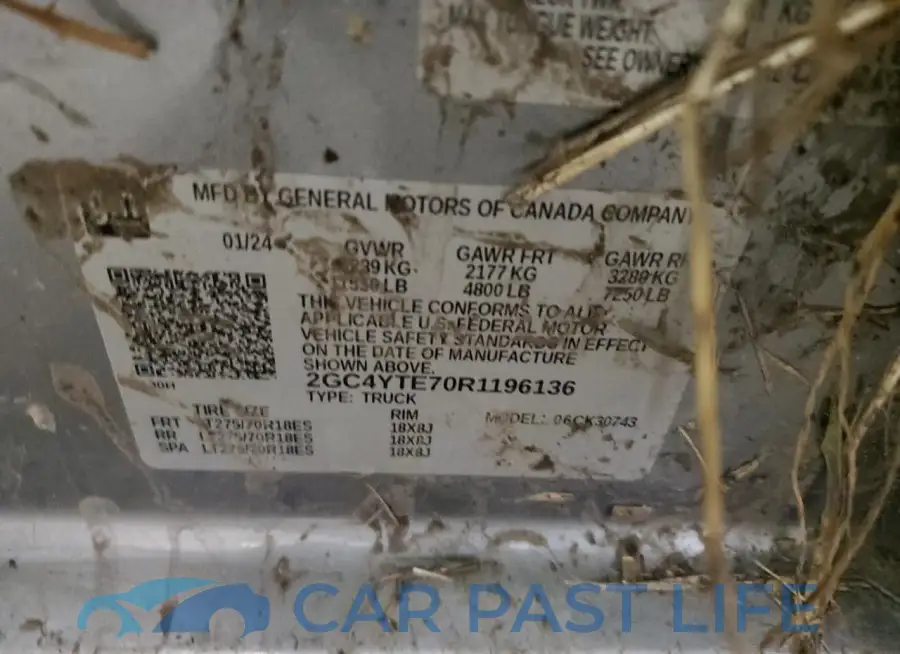 2GC4YTE70R1196136# 12