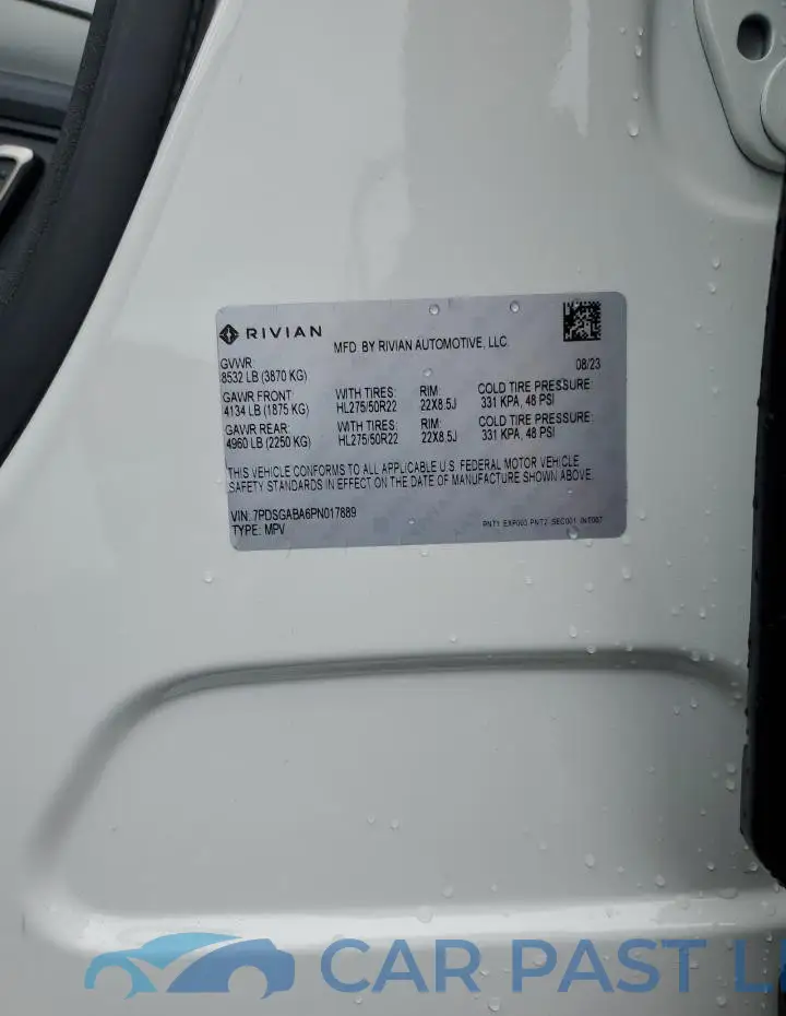 7PDSGABA6PN017889# 14