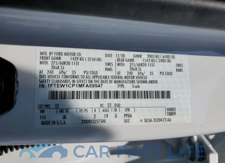 1FTEW1CP1MFA59547# 12