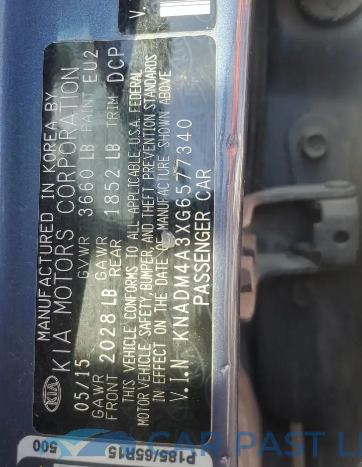 KNADM4A3XG6577340# 12