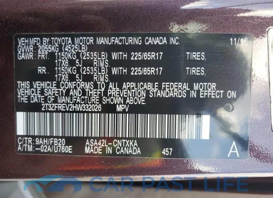 2T3ZFREV2HW332026# 14