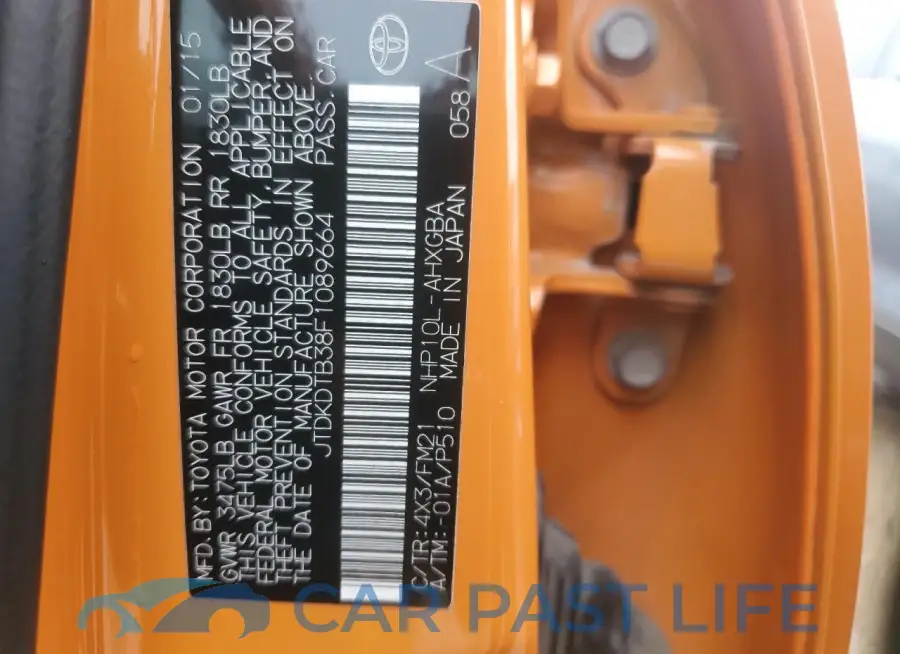 JTDKDTB38F1089664# 12