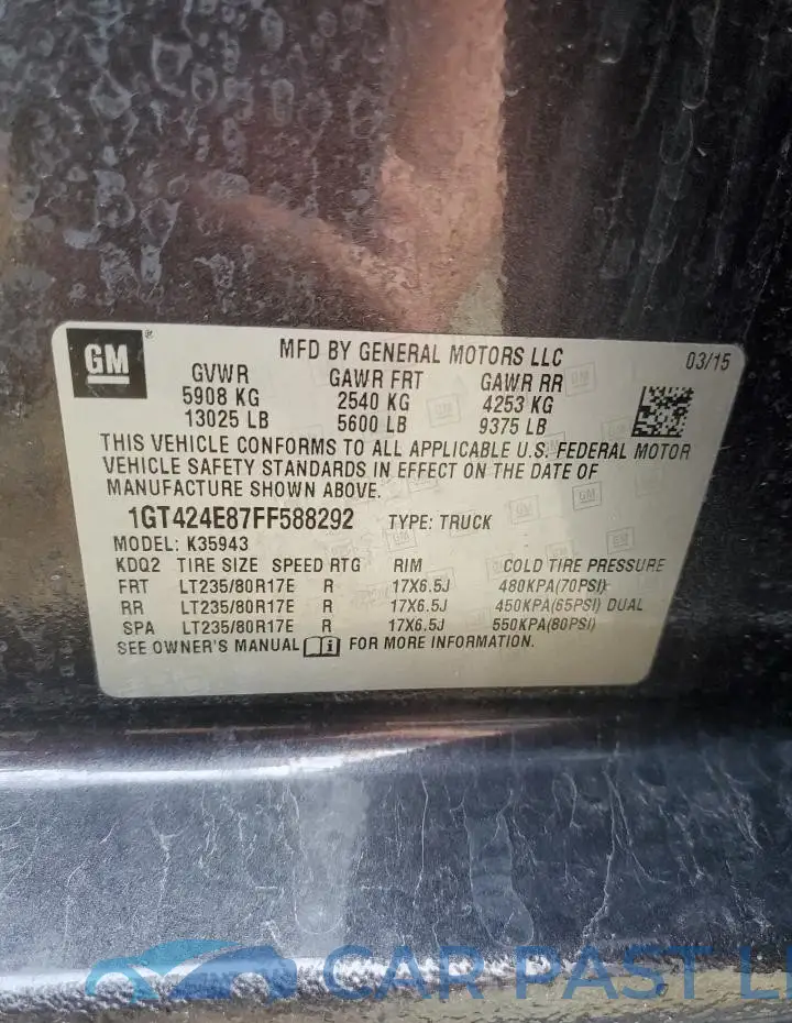 1GT424E87FF588292# 10