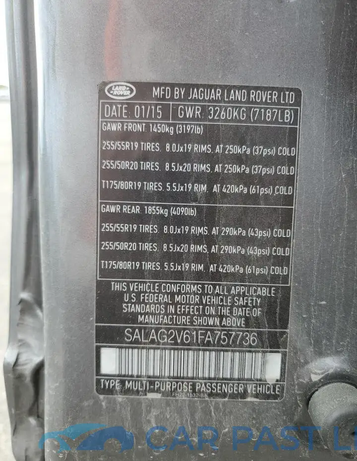 SALAG2V61FA757736# 13