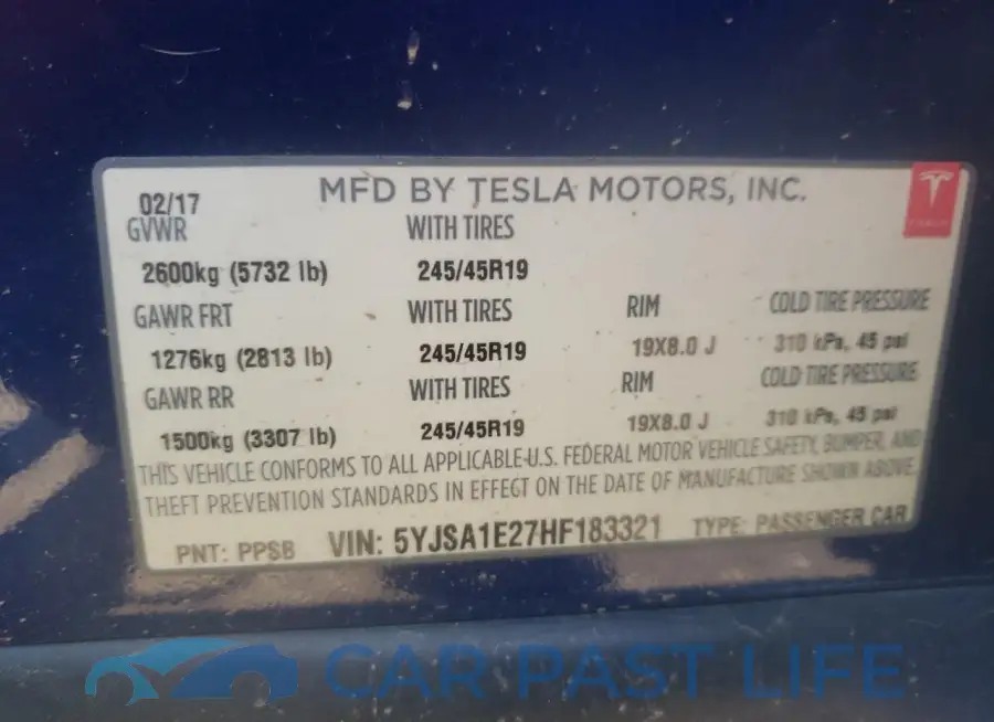 5YJSA1E27HF183321# 12