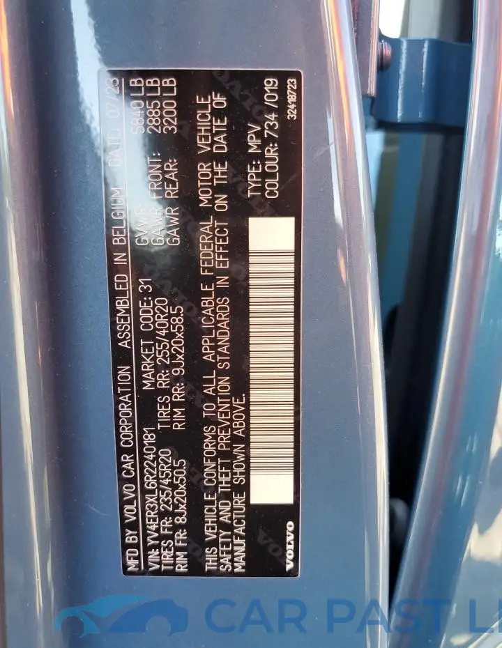 YV4ER3XL6R2240181# 13
