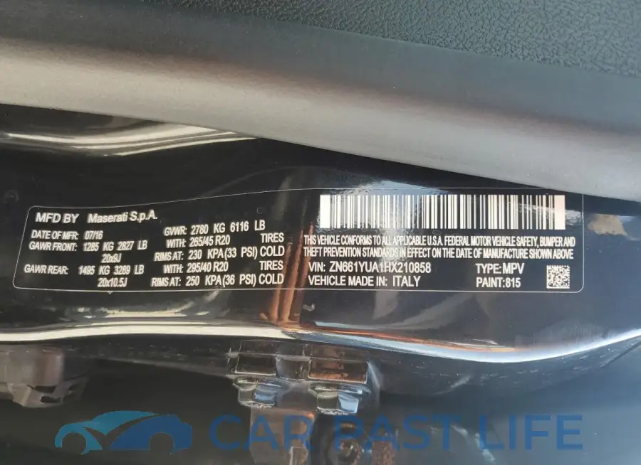 ZN661YUA1HX210858# 13