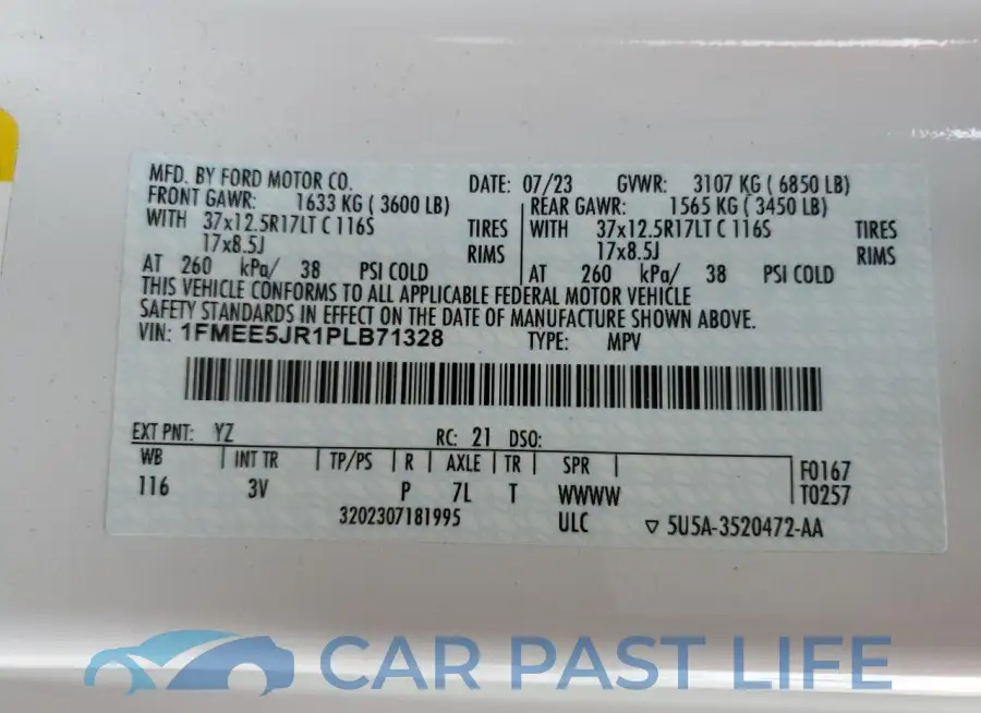 1FMEE5JR1PLB71328# 14