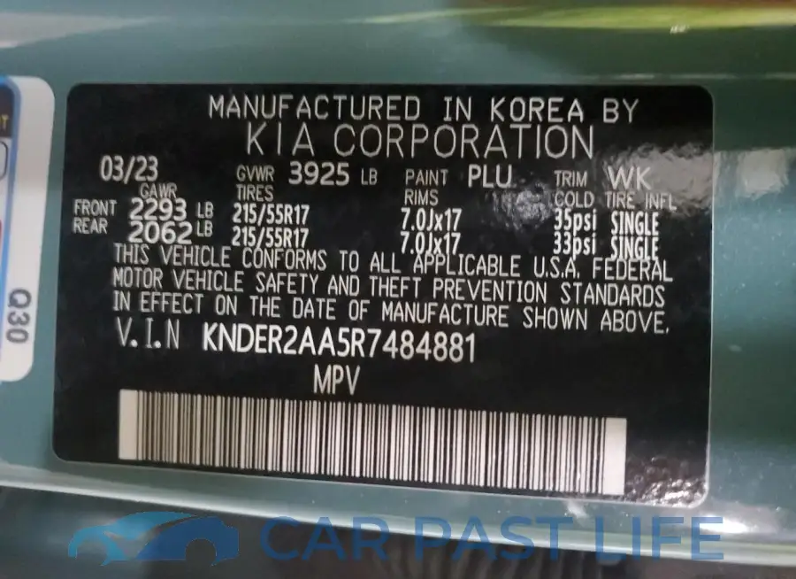 KNDER2AA5R7484881# 13