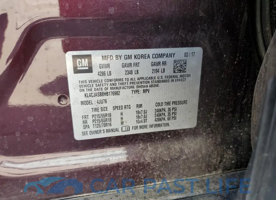 KL4CJASB8HB176982# 13
