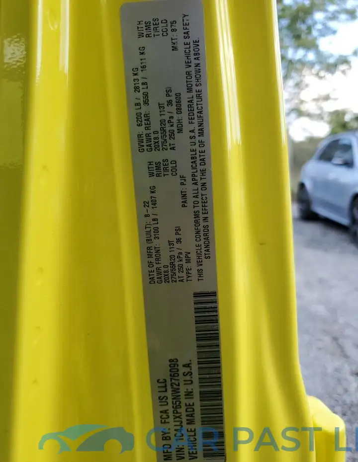 1C4JJXP65NW276098# 13