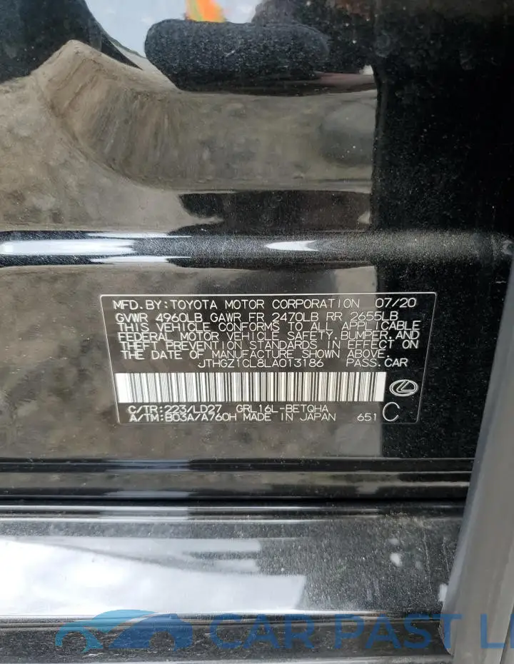 JTHGZ1CL8LA013186# 13